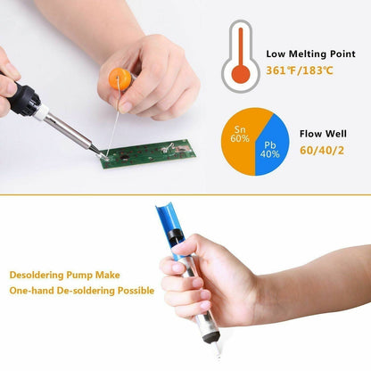 Soldering Iron Multimeter Set With S Witch