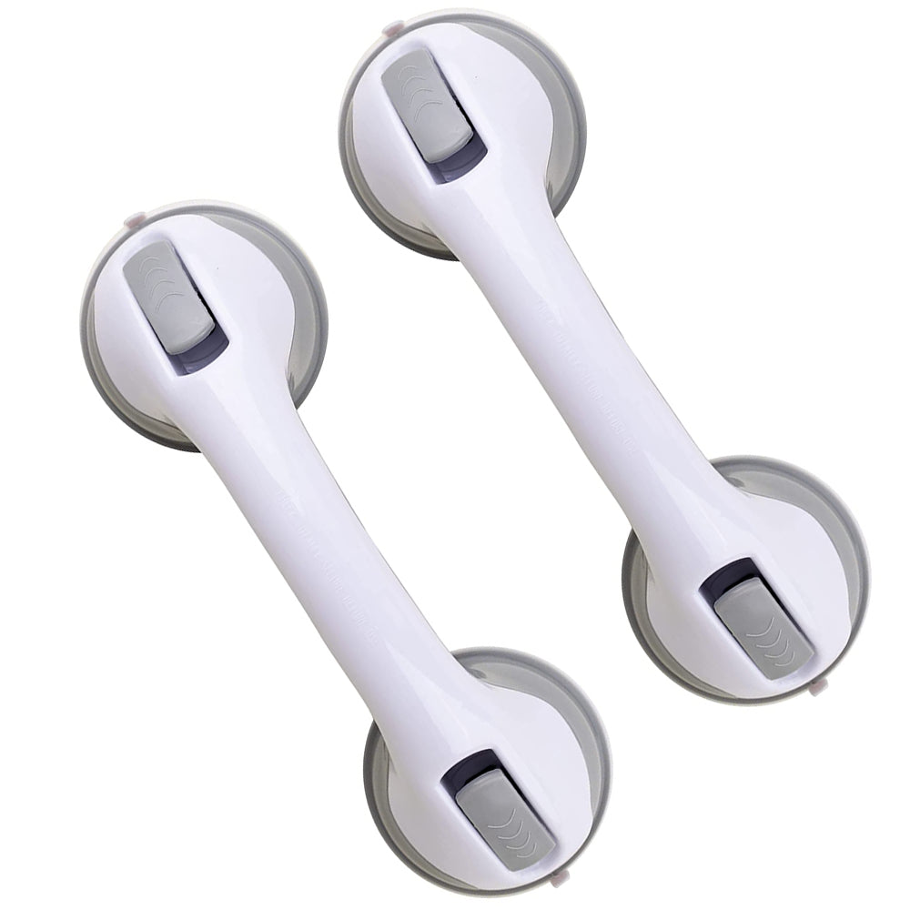 Shower Handle 12Inch Grab Bars for Bathroom with Strong Suction Cup for Elderly/Seniors Handicap and Kids_4