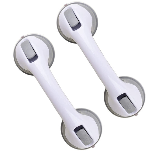 Shower Handle 12Inch Grab Bars for Bathroom with Strong Suction Cup for Elderly/Seniors Handicap and Kids_4