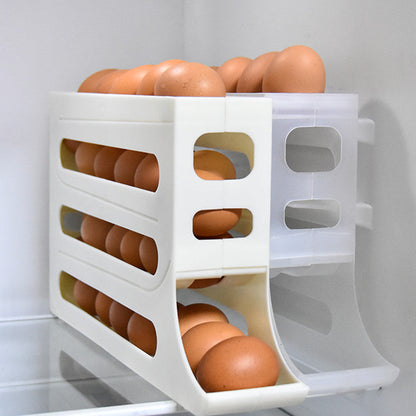 🔥Last Day Promotion 50% OFF - Refrigerator 4-Layer Automatic Egg Roller