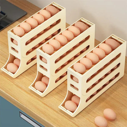 🔥Last Day Promotion 50% OFF - Refrigerator 4-Layer Automatic Egg Roller