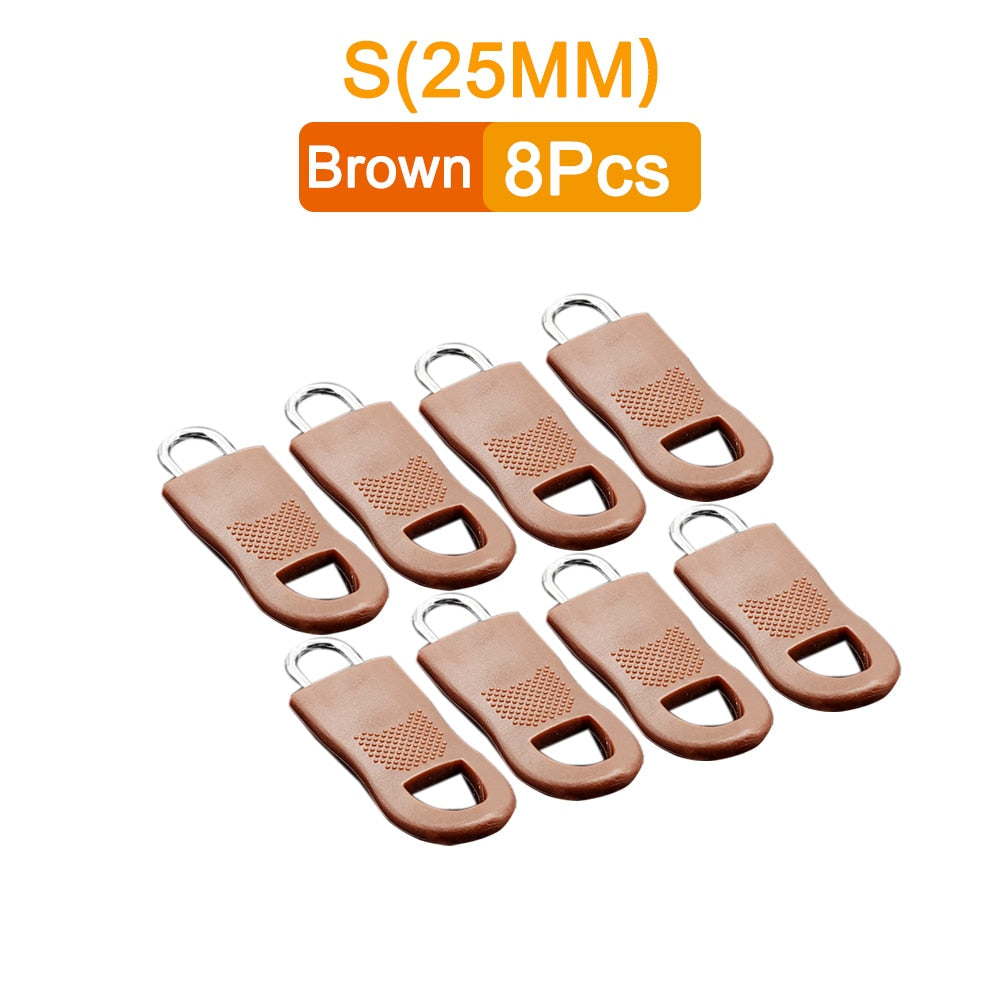 8Pcs Zip Fixer - Nova Gadget Store Brown