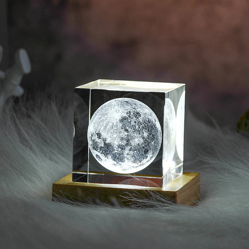 3D Moon Light - Nova Gadget Store 4x4x4cm