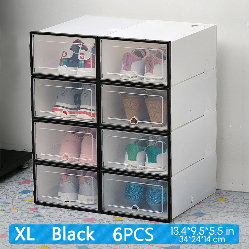 Transparent Shoe Box Shoes Organizer