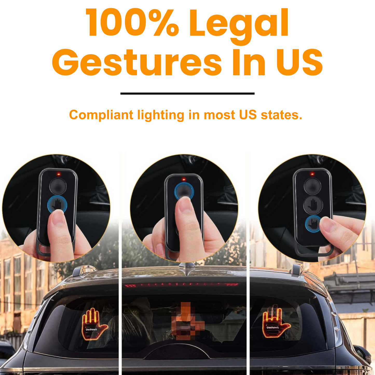 The GloGesture™ - Led Hand Sign