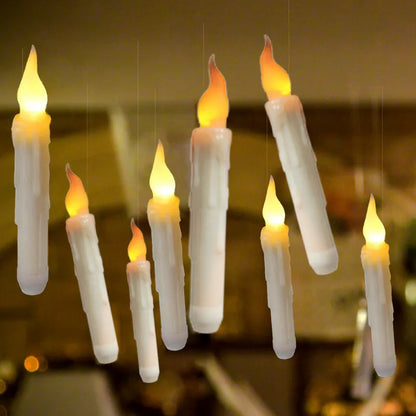 Floating LED Candles with Magic Wand