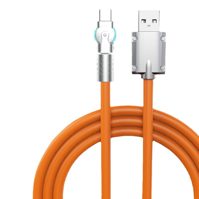 Rotating USB Charging Cable Apple & Type-C