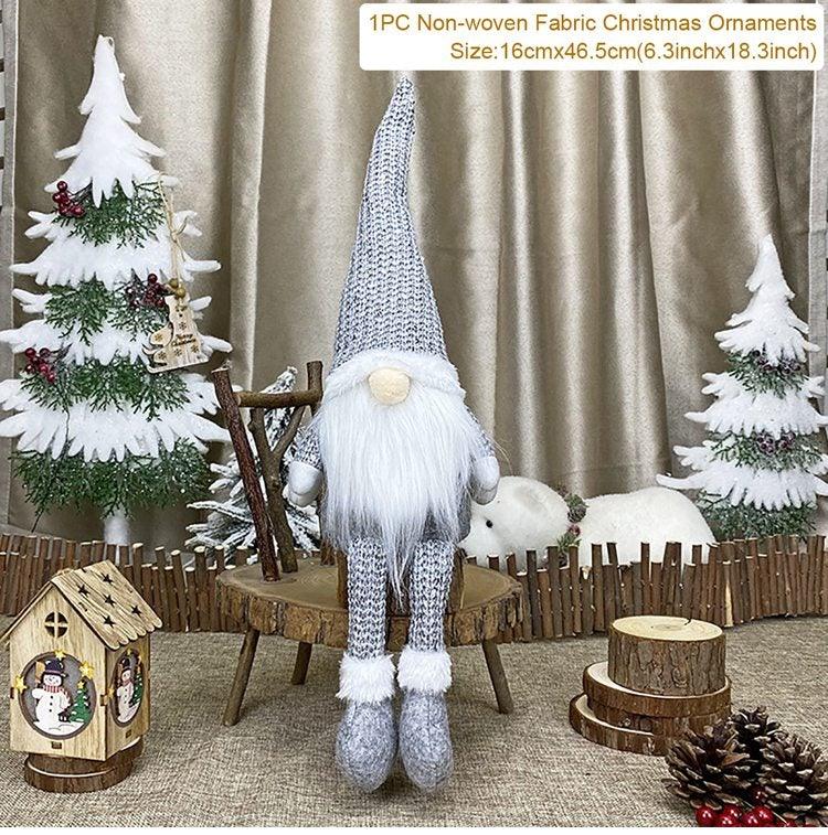 Gnome Christmas Doll Merry - Nova Gadget Store Gray