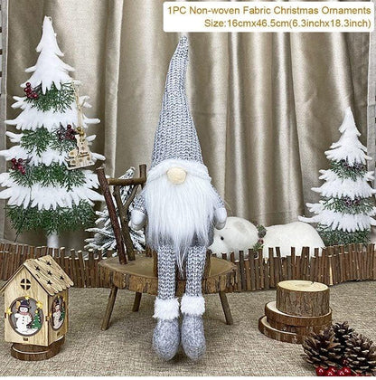 Gnome Christmas Doll Merry - Nova Gadget Store Gray