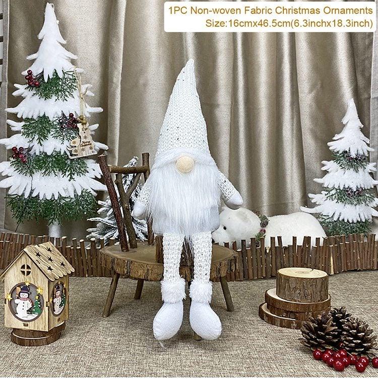 Gnome Christmas Doll Merry - Nova Gadget Store White