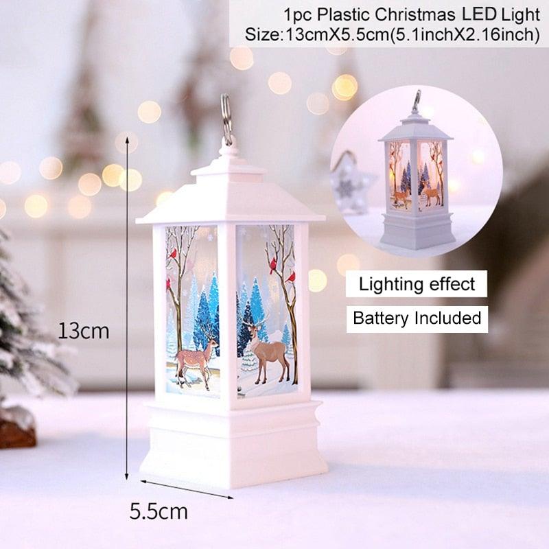 Holiday Lantern - Nova Gadget Store Deers - White