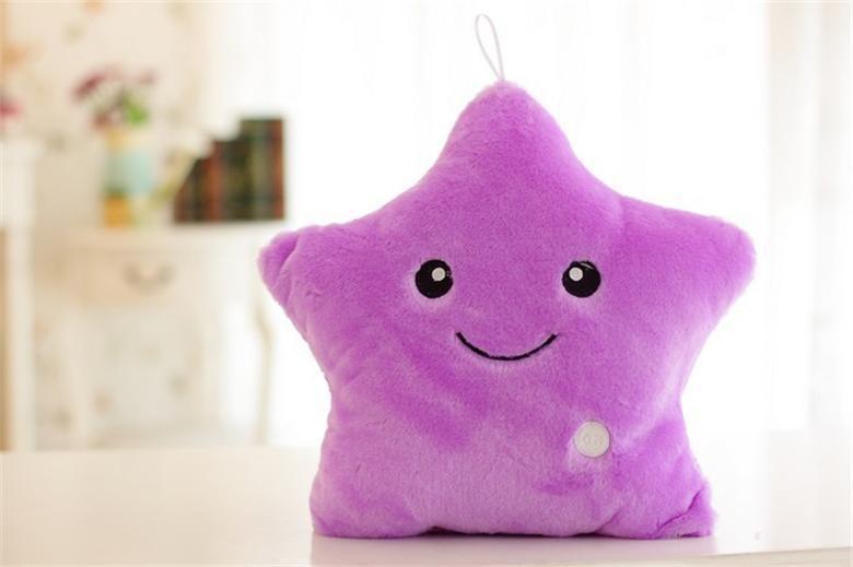 Luminous Pillow Stars - Nova Gadget Store Purple