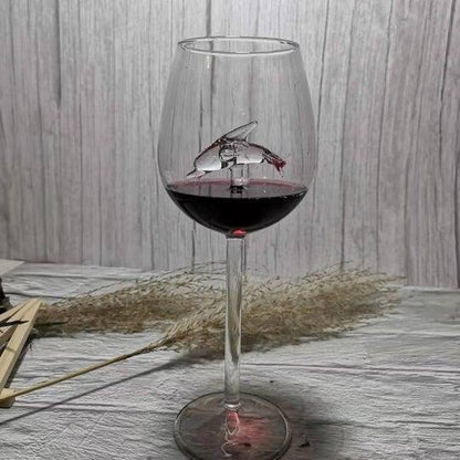 Shark Wine Glass