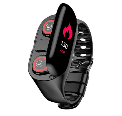 Smart Watch With Bluetooth Earphone