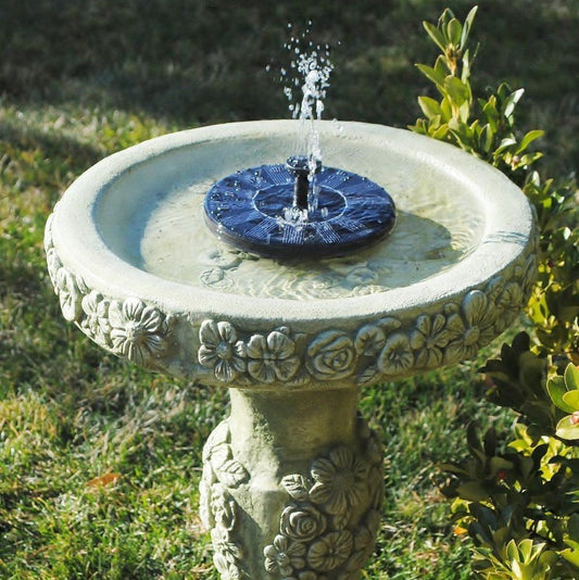 Solar Powered Fountain - Nova Gadget Store 13.5x13.5x3.8cm