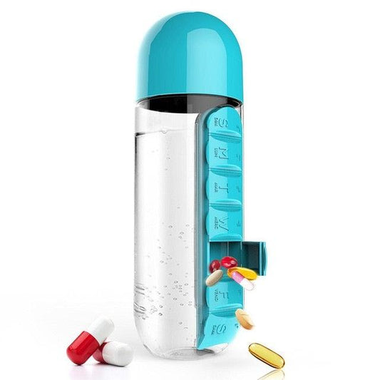 Vitamins Organizer Water Bottle