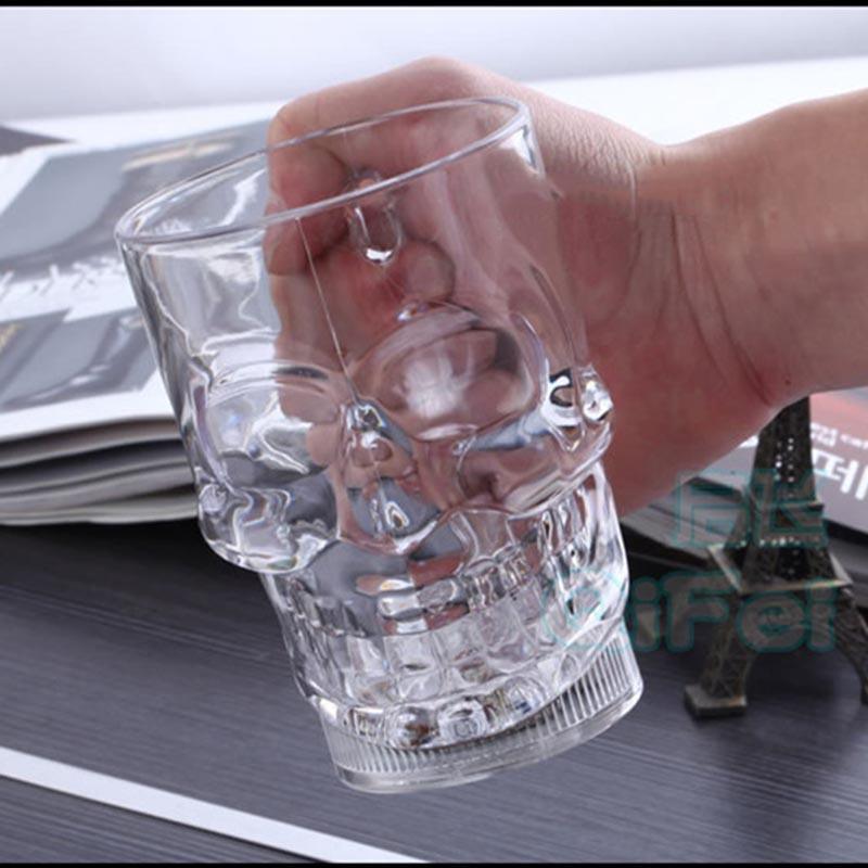 Vivid Skull Glass